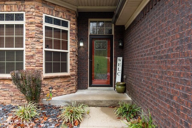 view of entrance to property