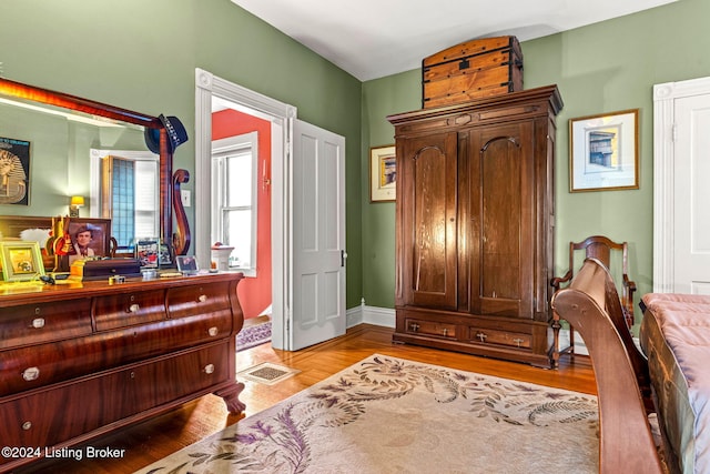 interior space featuring light hardwood / wood-style flooring