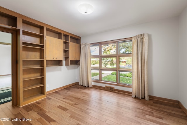 interior space featuring hardwood / wood-style floors