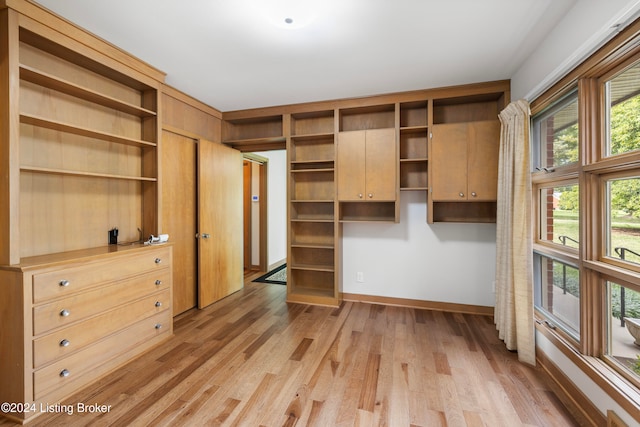 interior space featuring hardwood / wood-style flooring