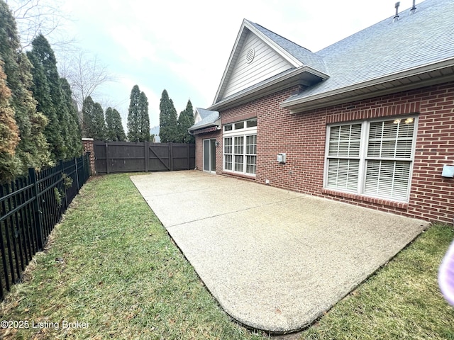 exterior space with a patio area