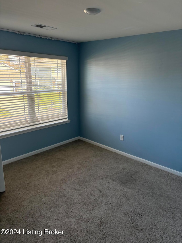 spare room with carpet flooring