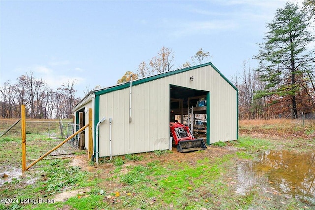 view of outbuilding