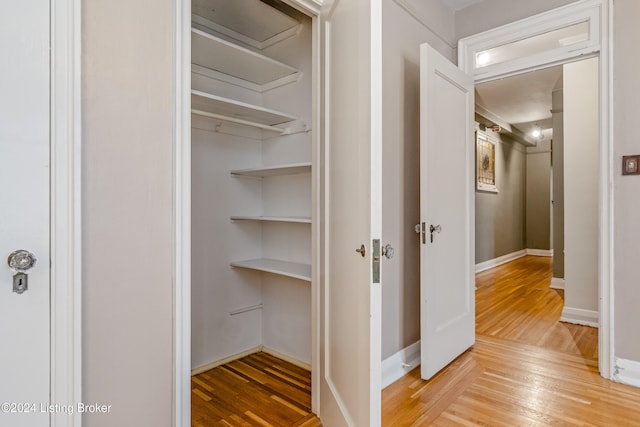 view of closet