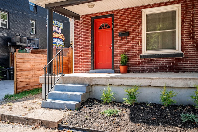 view of entrance to property