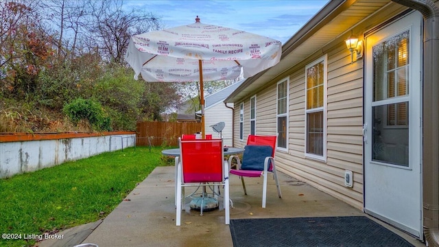 view of patio