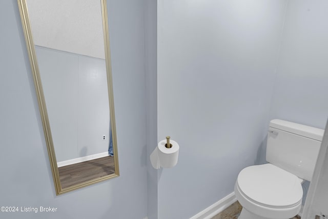 bathroom with toilet