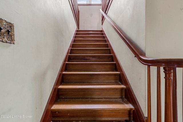 view of staircase