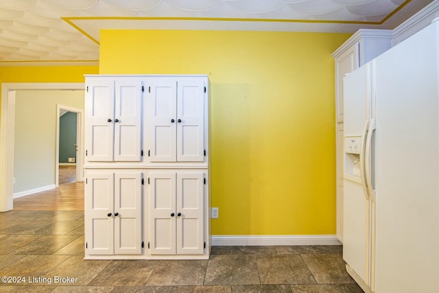 interior space featuring dark wood-type flooring