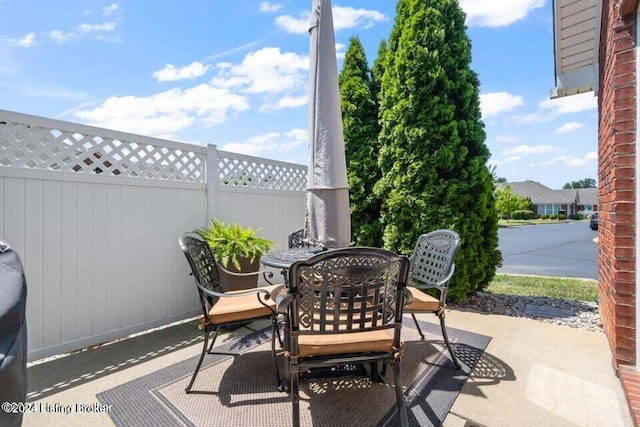 view of patio / terrace