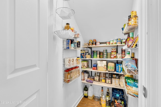 view of pantry