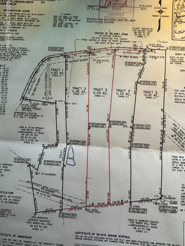 TR4 Delaney Rd, Lawrenceburg KY, 40342 land for sale