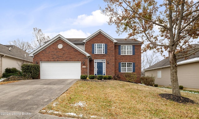 view of property with a front yard