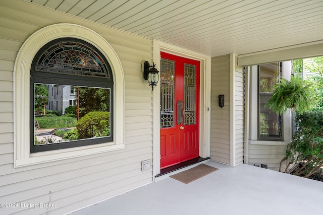 view of entrance to property