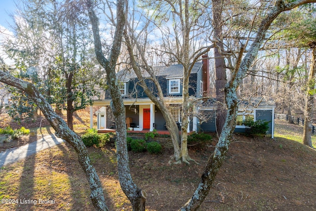 view of front of home