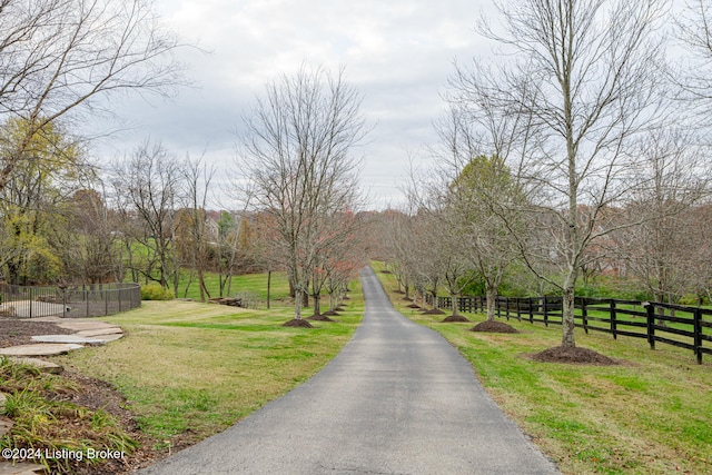 view of road