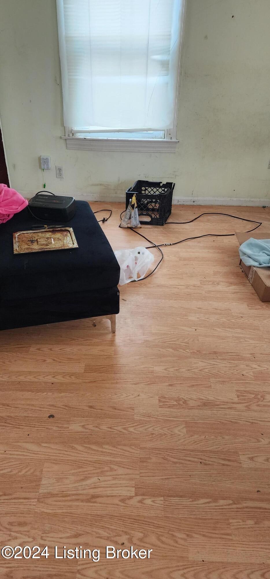 bedroom featuring light hardwood / wood-style floors