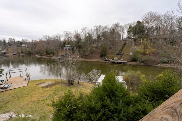 property view of water