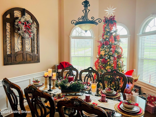 view of dining room