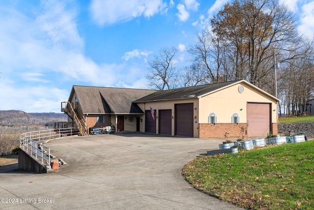 ranch-style house with a garage