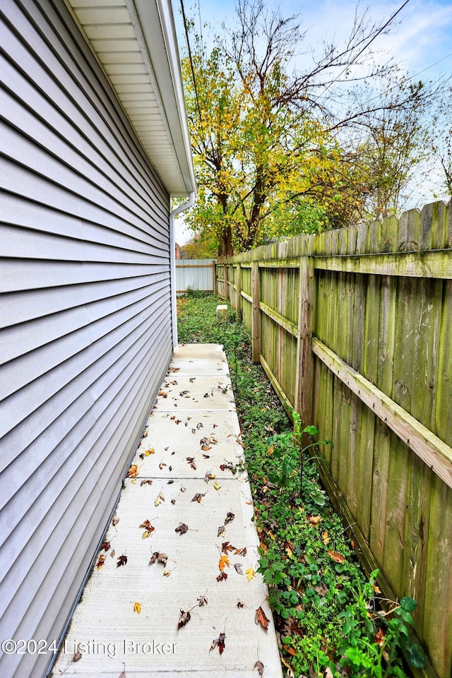 view of side of home