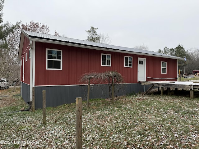 view of rear view of house