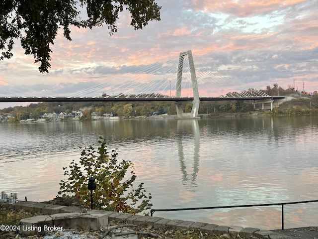 property view of water