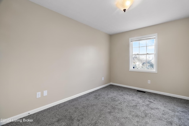 empty room with carpet floors