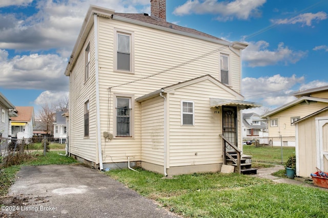 view of rear view of property