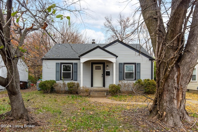 view of bungalow-style home