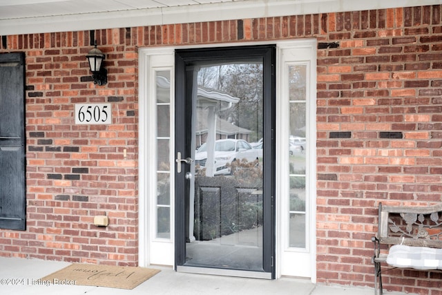 view of entrance to property