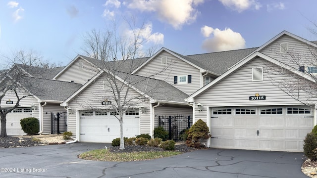 front facade featuring a garage