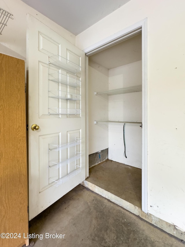 view of closet