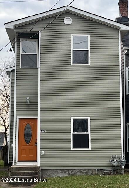 view of front of home