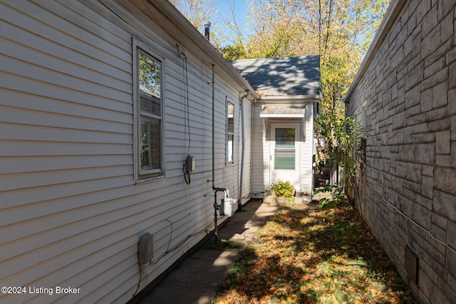 view of property exterior