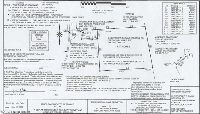 19 Joyce Mill Rd, Bedford KY, 40006 land for sale