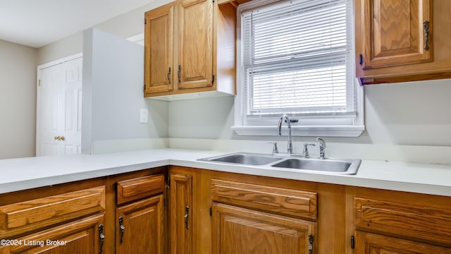 kitchen featuring sink