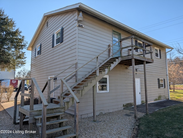 view of rear view of house