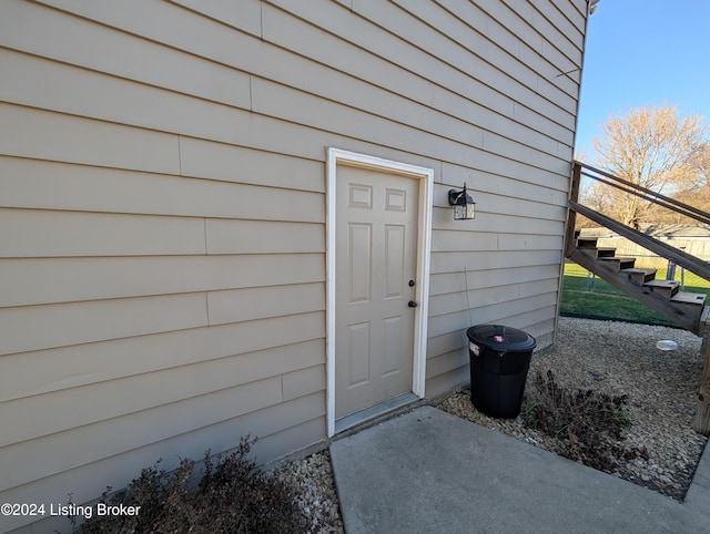 view of property entrance