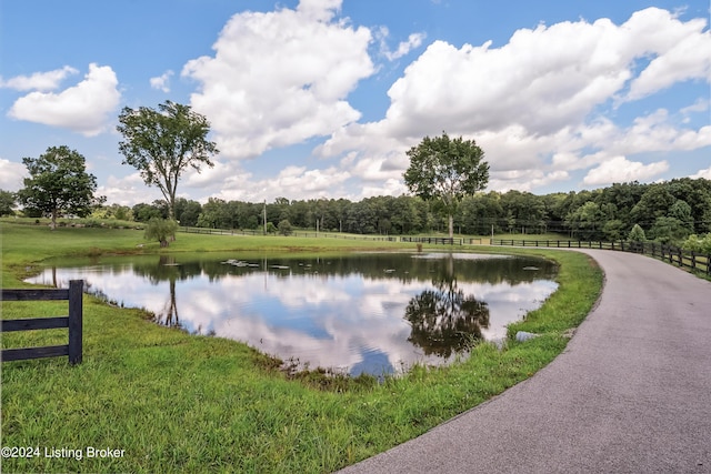 property view of water