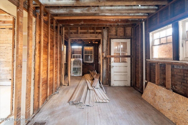 misc room featuring hardwood / wood-style floors