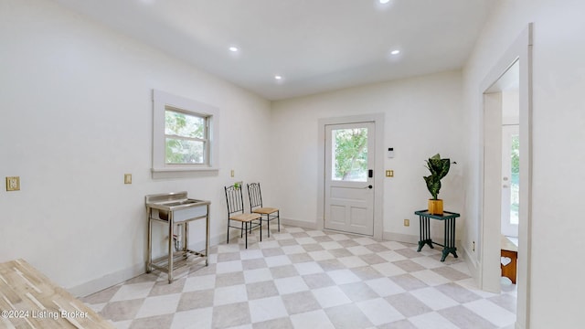 view of entrance foyer