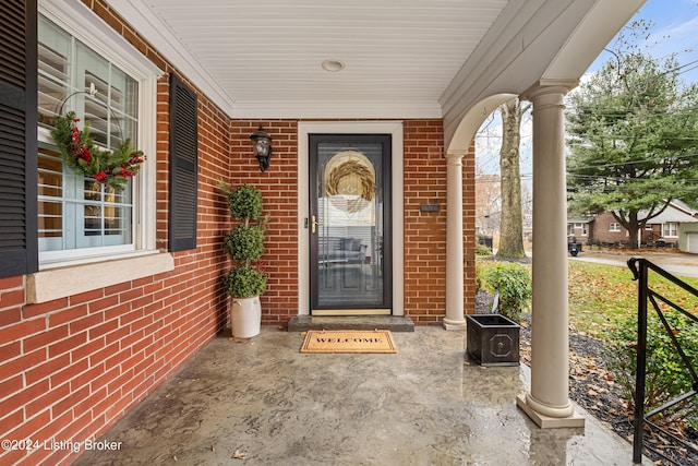 view of property entrance