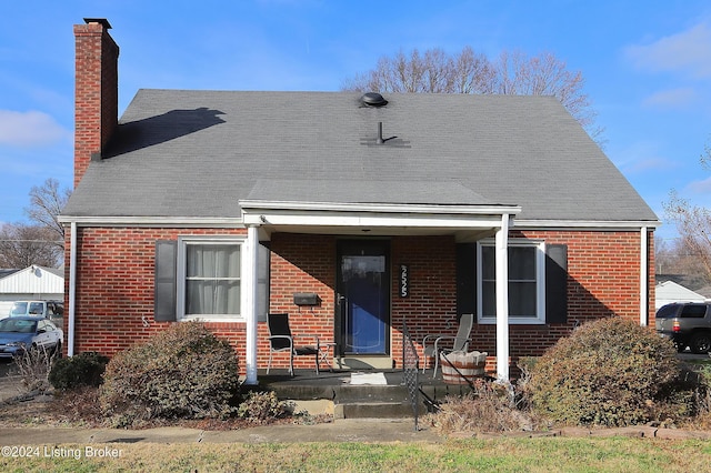 view of front of home