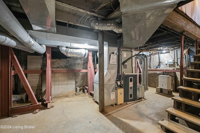 view of basement