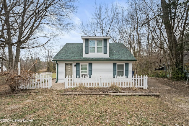 view of bungalow-style home