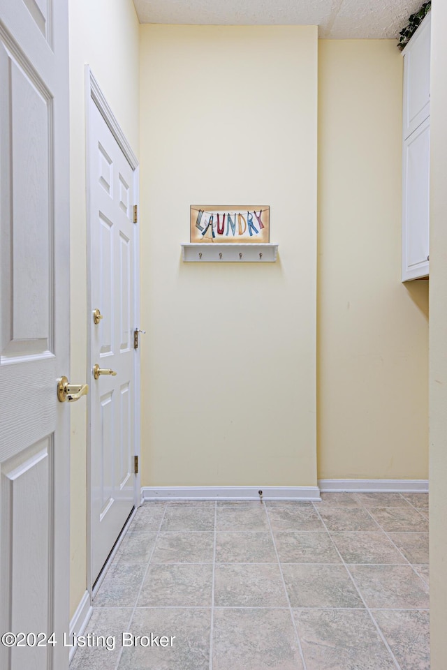 view of clothes washing area