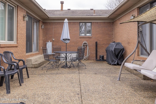 view of patio / terrace with grilling area