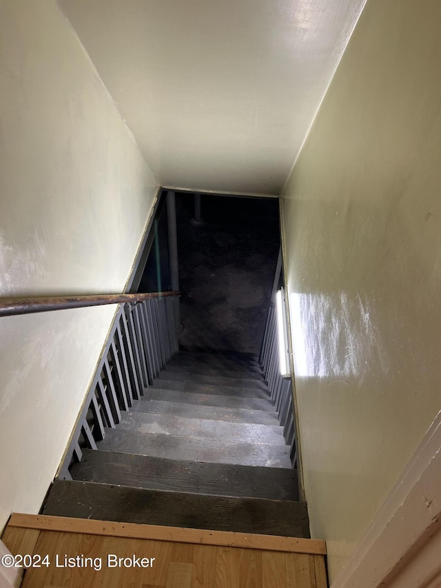 view of stairs