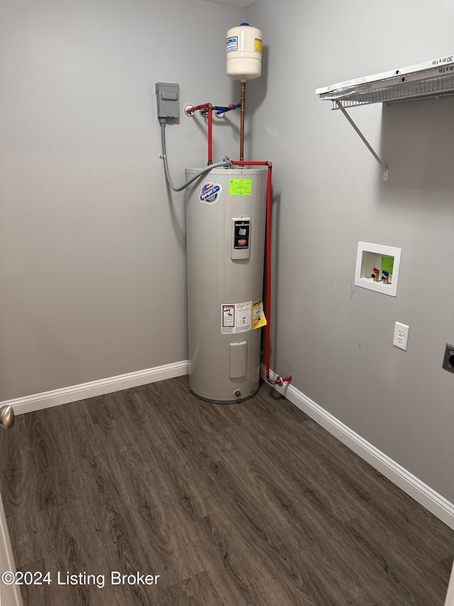 utilities featuring electric water heater